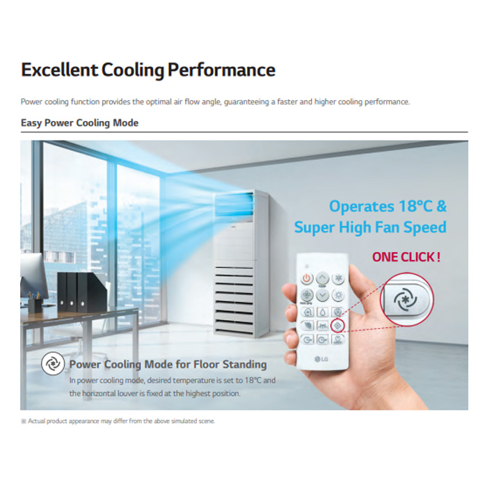 LG AC Floor Standing Standard Series 5 PK - ZPNQ48LT3A0